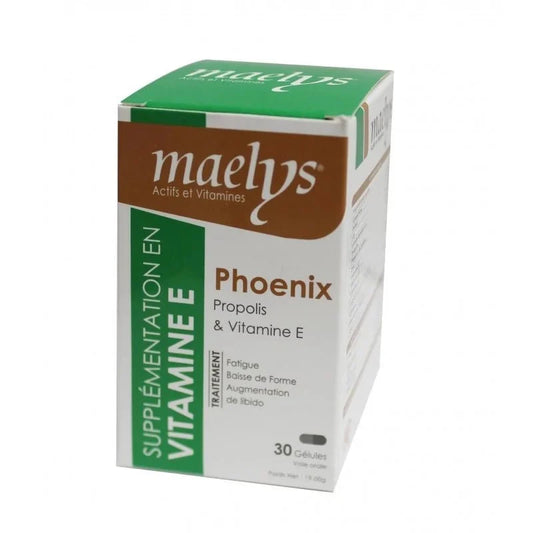 Maelys Phoenix Propolis et Vitamine E – 30 Gélules