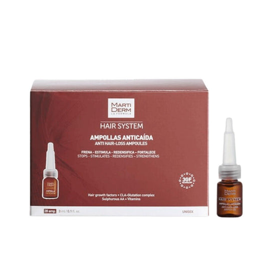Martiderm Hair System Ampoules Anti-Chute 28x3ml