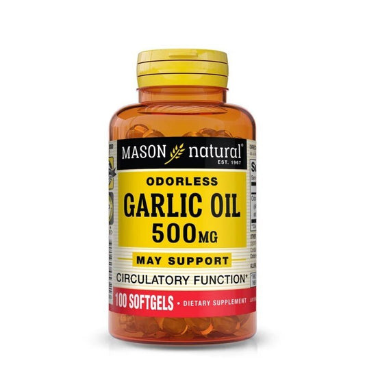 Mason Natural Garlic Oil 500 mg - 100 Gélules