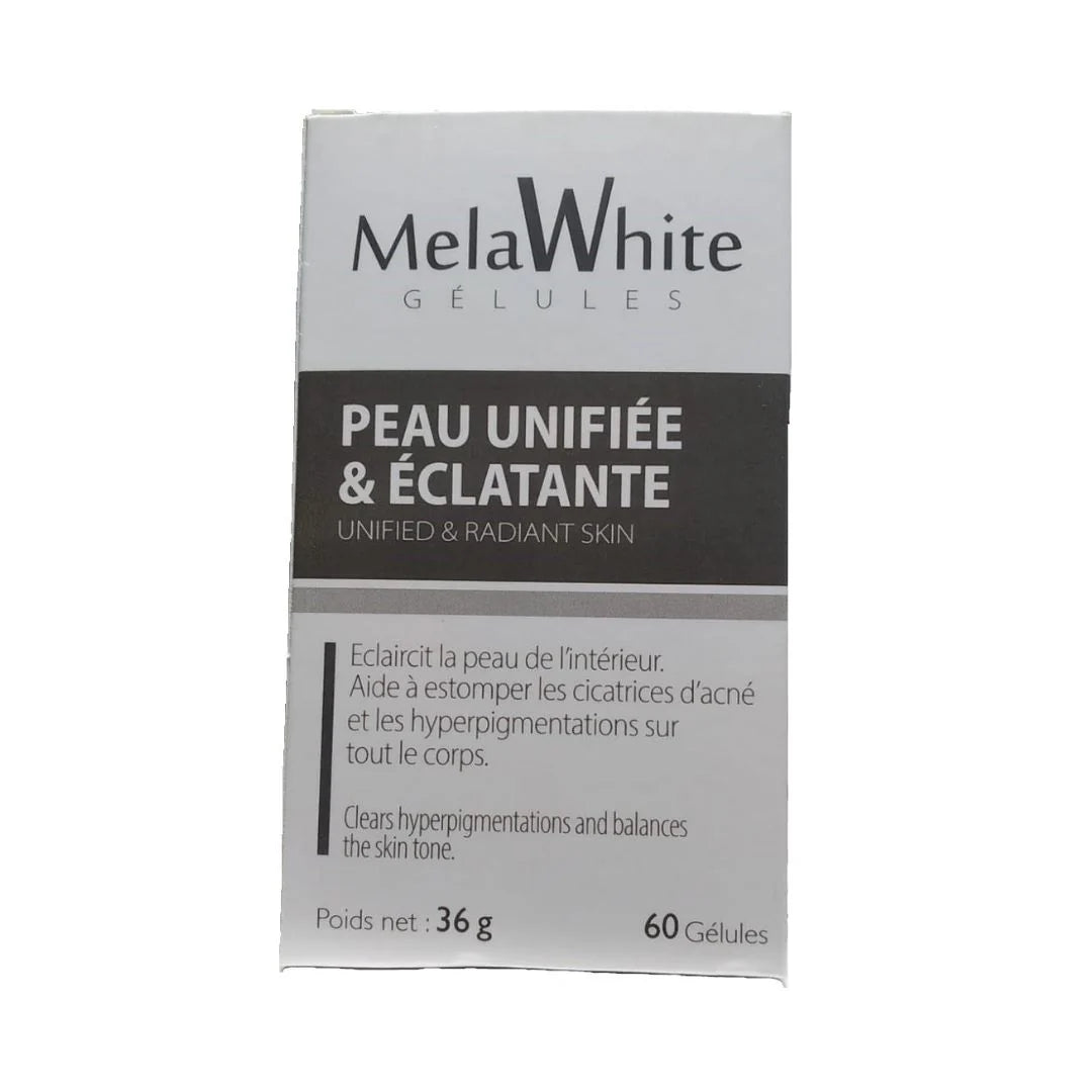 MelaWhite Peau Unifiée et Éclatante - 60 Gélules