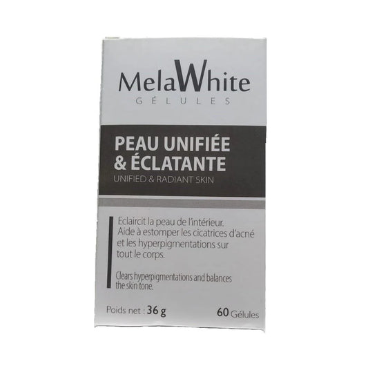 MelaWhite Peau Unifiée et Éclatante - 60 Gélules