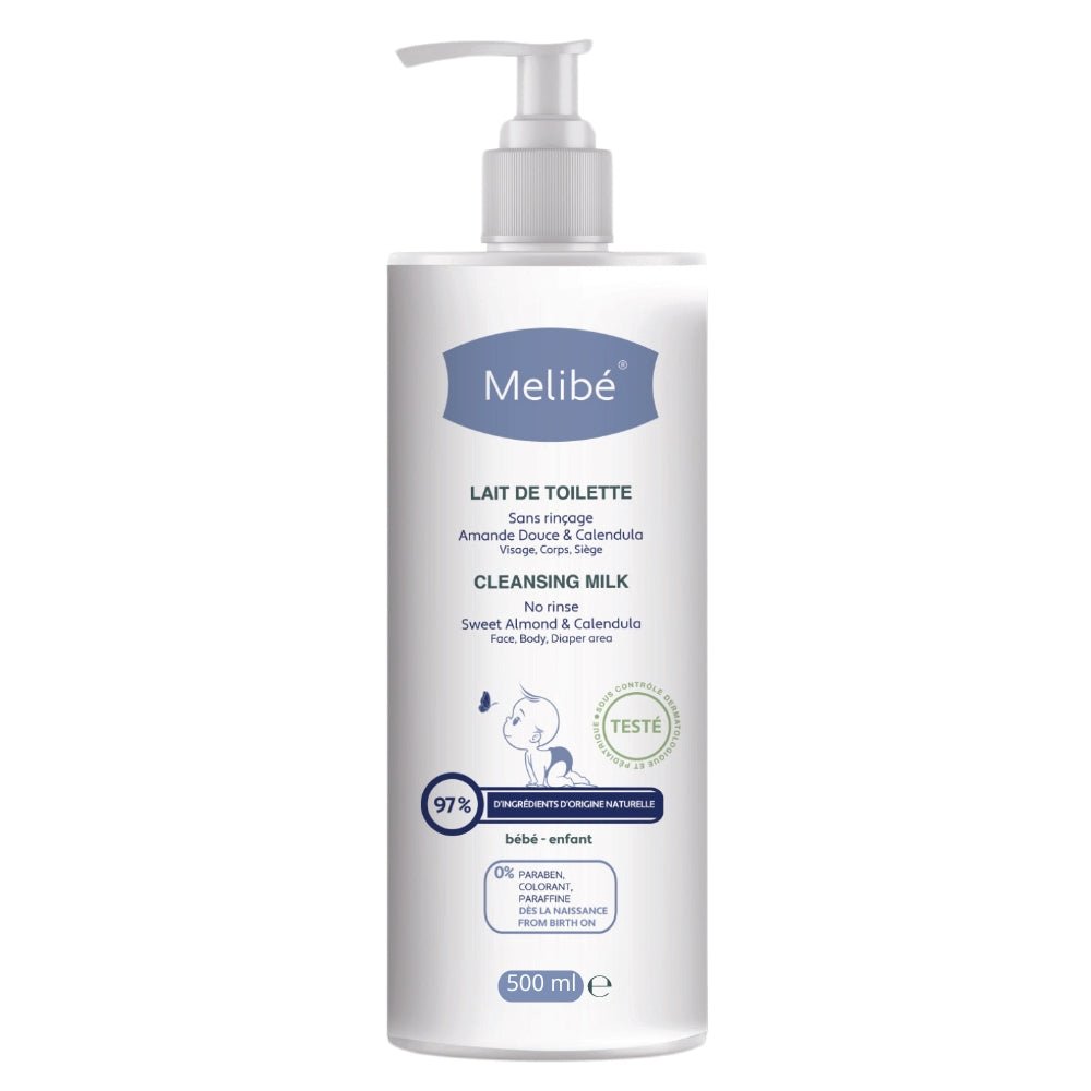 Melibé Bébé Lait de Toilette 500ml