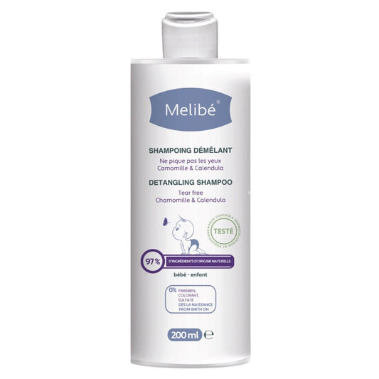 Melibé Bébé Shampoing Démêlant Sans Sulfate 200ml