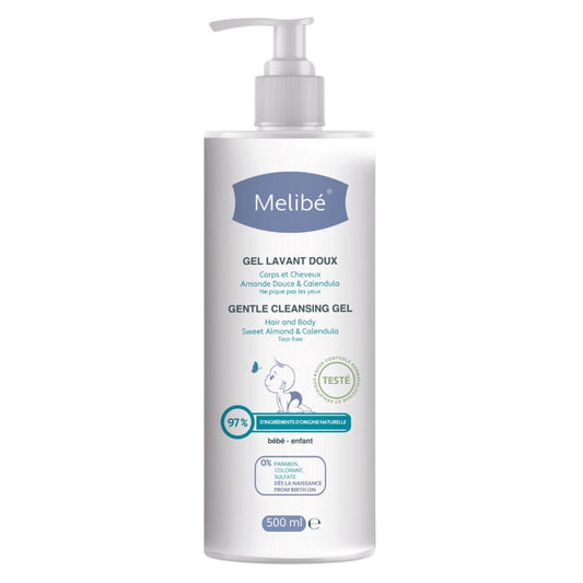 Melibé Gel Lavant Doux pour Bébé - 500ml