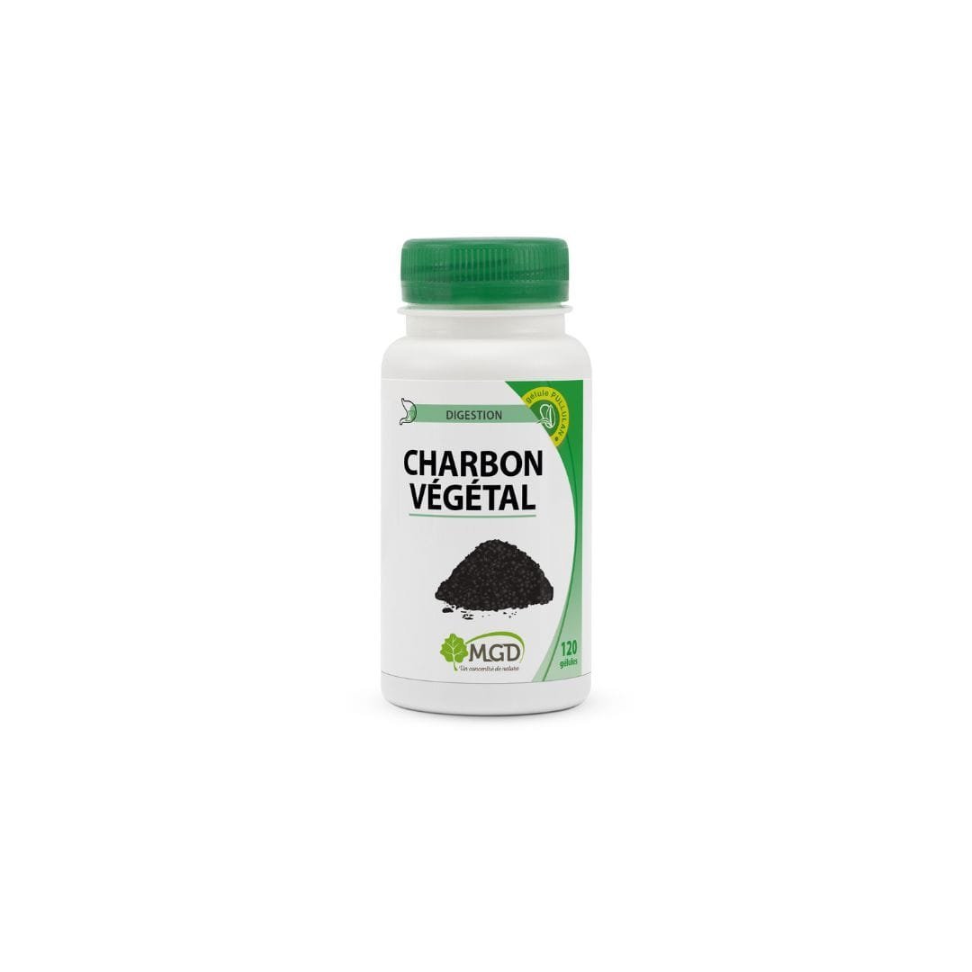 MGD Nature Charbon Végétal Activé - 120 Gélules