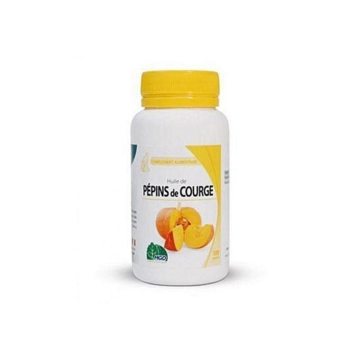 MGD Nature Huile de Pépins de Courge - 100 Capsules
