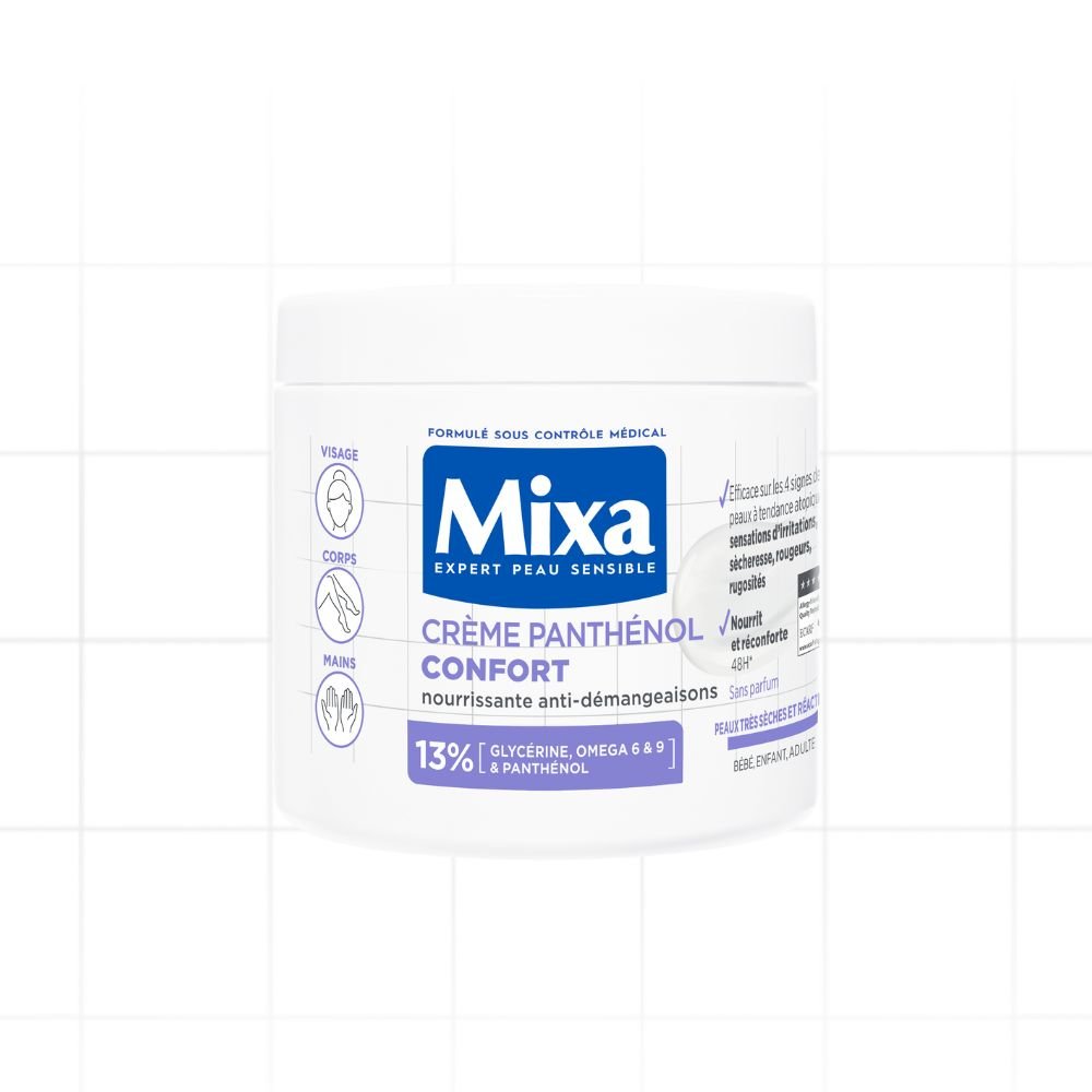 Mixa Crème Panthénol Confort Visage, Corps et Mains 400ml