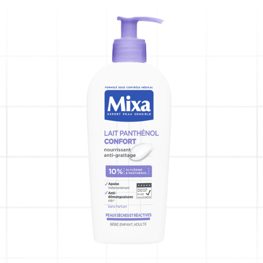 Mixa Lait Panthénol Confort Hydratant 250 ml