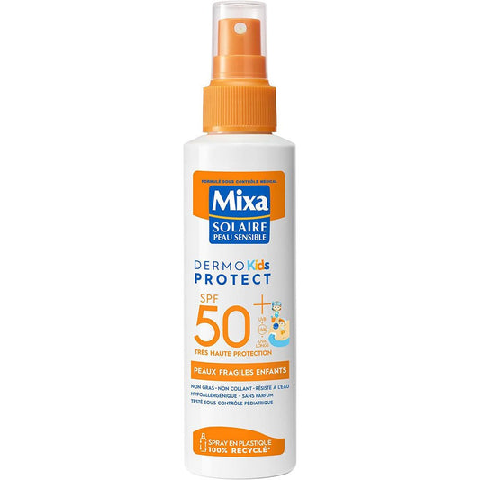 MIXA Solaire Spray Enfant Peaux Sensibles SPF50+ 150ML