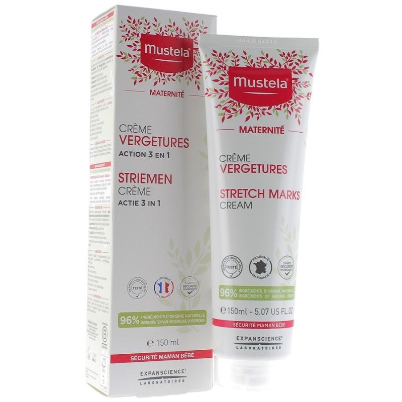 MUSTELA Crème Prévention Vergetures Bio 3-en-1 - 150ml