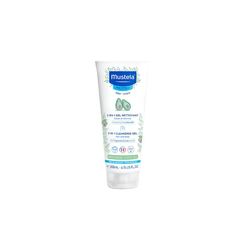 Mustela Gel Nettoyant 2 en 1 à l'Avocat Bio 200ml