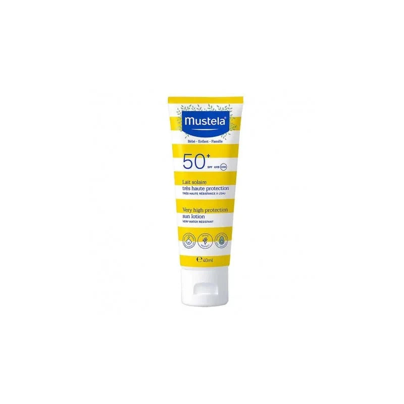 Mustela Lait Solaire Bébé SPF 50+ - 40 ml