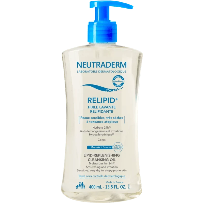 Neutraderm Relipid+ Huile Lavante Relipidante 400 ml