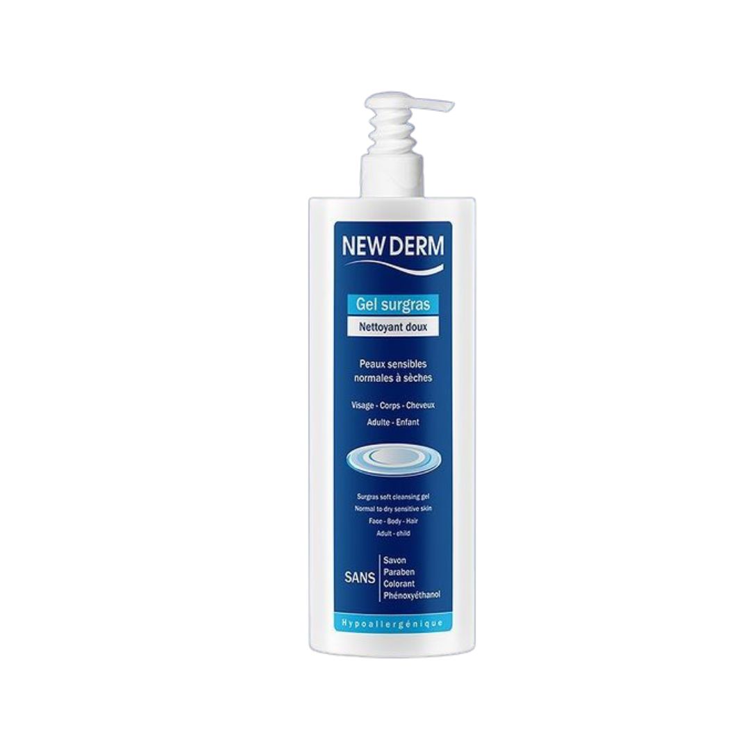 New Derm Gel Nettoyant Surgras Doux - 500ml