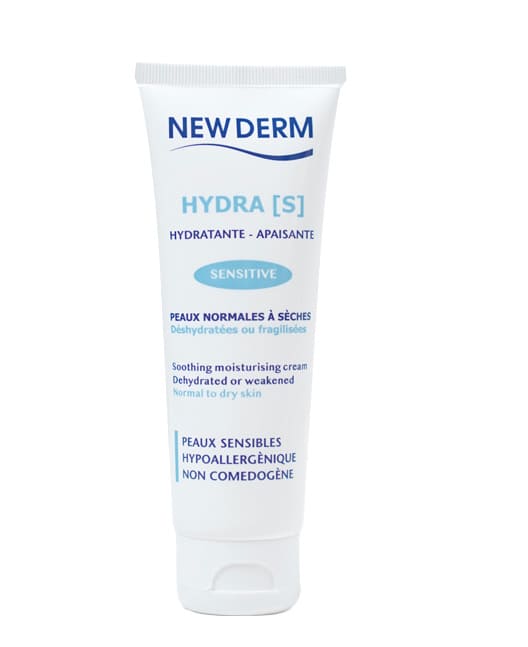 New Derm Hydra S Crème Hydratante et Apaisante pour Peaux Sensibles 50ml