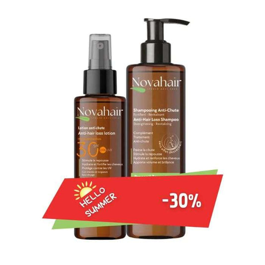 Novahair Pack Anti-Chute Lotion SPF30 & Shampooing Fortifiant