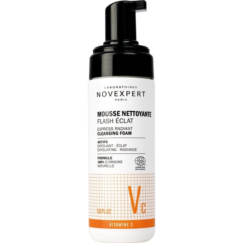 Novexpert Vitamine C Mousse Nettoyante Flash Éclat 150 ml