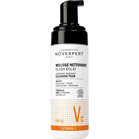 Novexpert Vitamine C Mousse Nettoyante Flash Éclat 150 ml