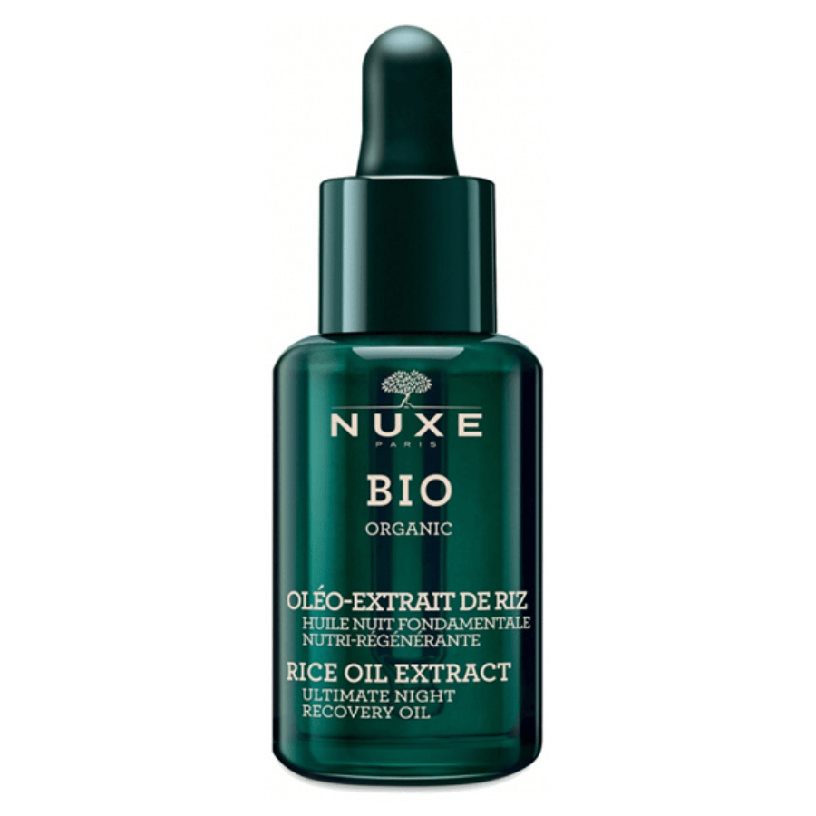 Nuxe Bio Organic Huile Nuit Fondamentale Nutri-régénérante - Oléo-extrait De Riz 30ml