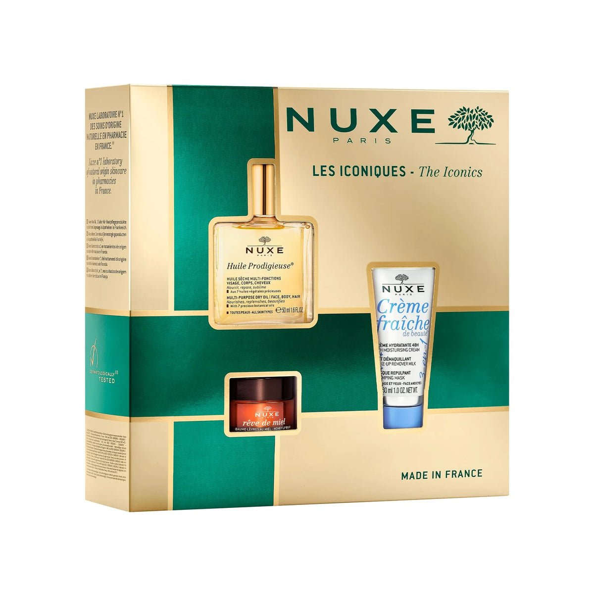 Nuxe Coffret Les Iconiques - Soin Visage et Lèvres