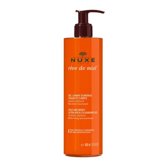 NUXE Rêve de Miel Gel Lavant Surgras Visage et Corps 400ml