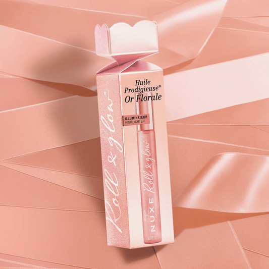 NUXE Roll-On Éclat Or Florale Huile Sèche Pailletée 8 ml