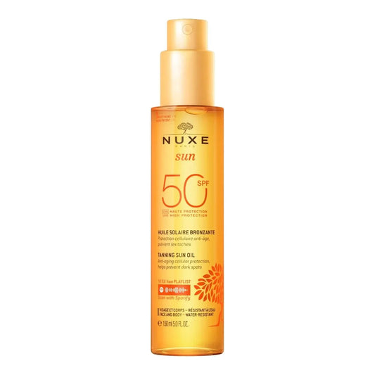Nuxe Sun Huile Solaire Bronzante Haute Protection SPF50 - 150ml