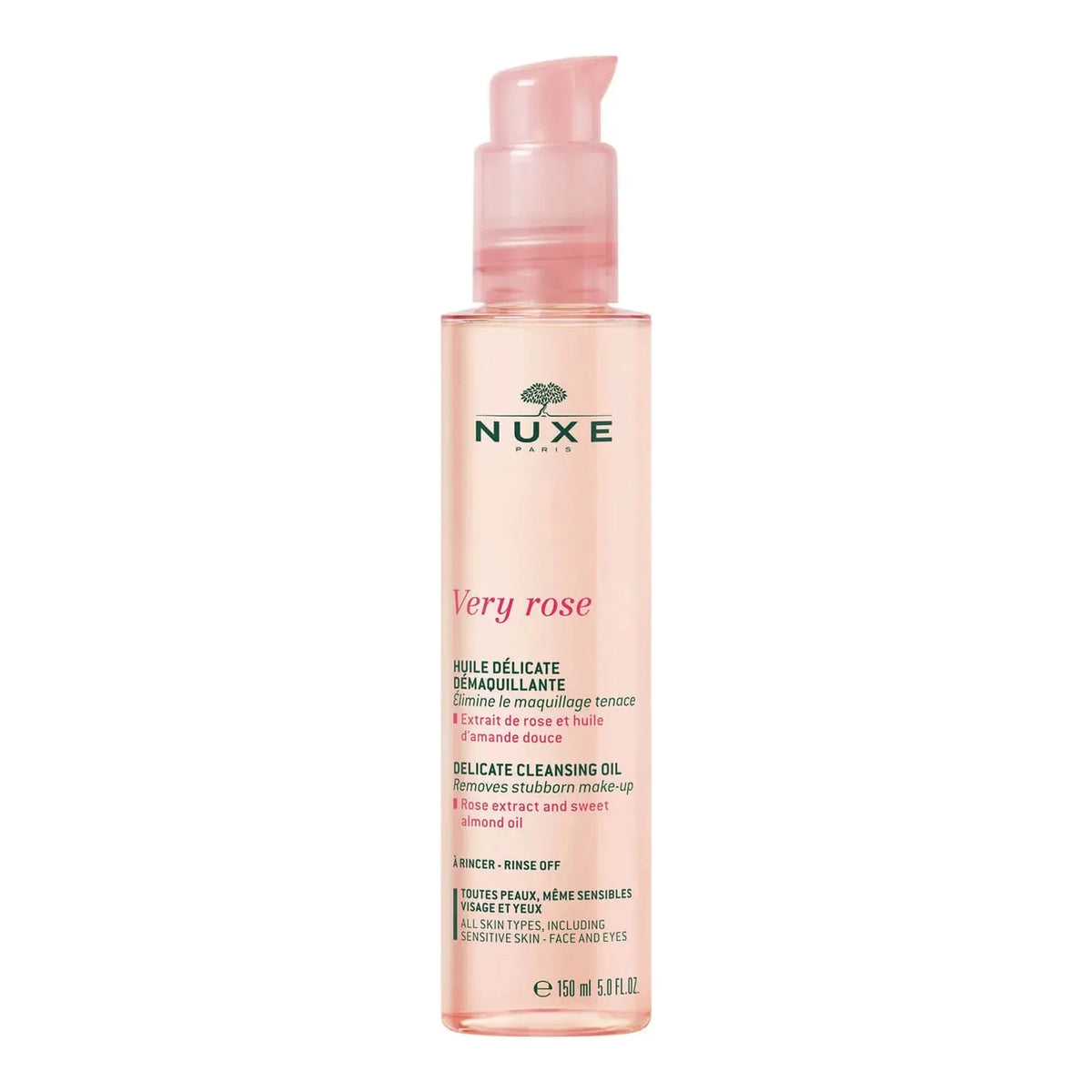 Nuxe Very Rose Huile Démaquillante Delicate - 150ml