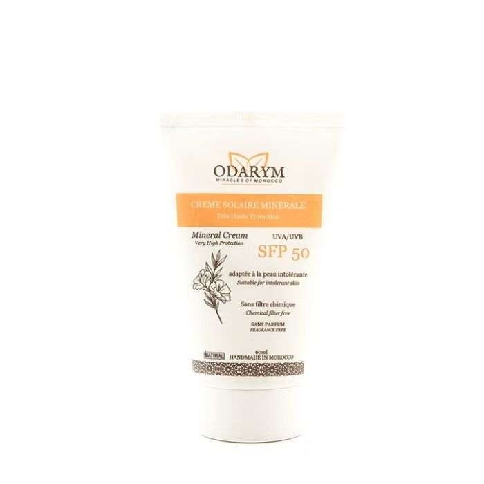 Odarym Crème Solaire Minérale SPF50