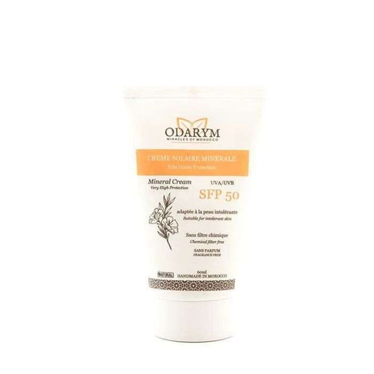 Odarym Crème Solaire Minérale SPF50
