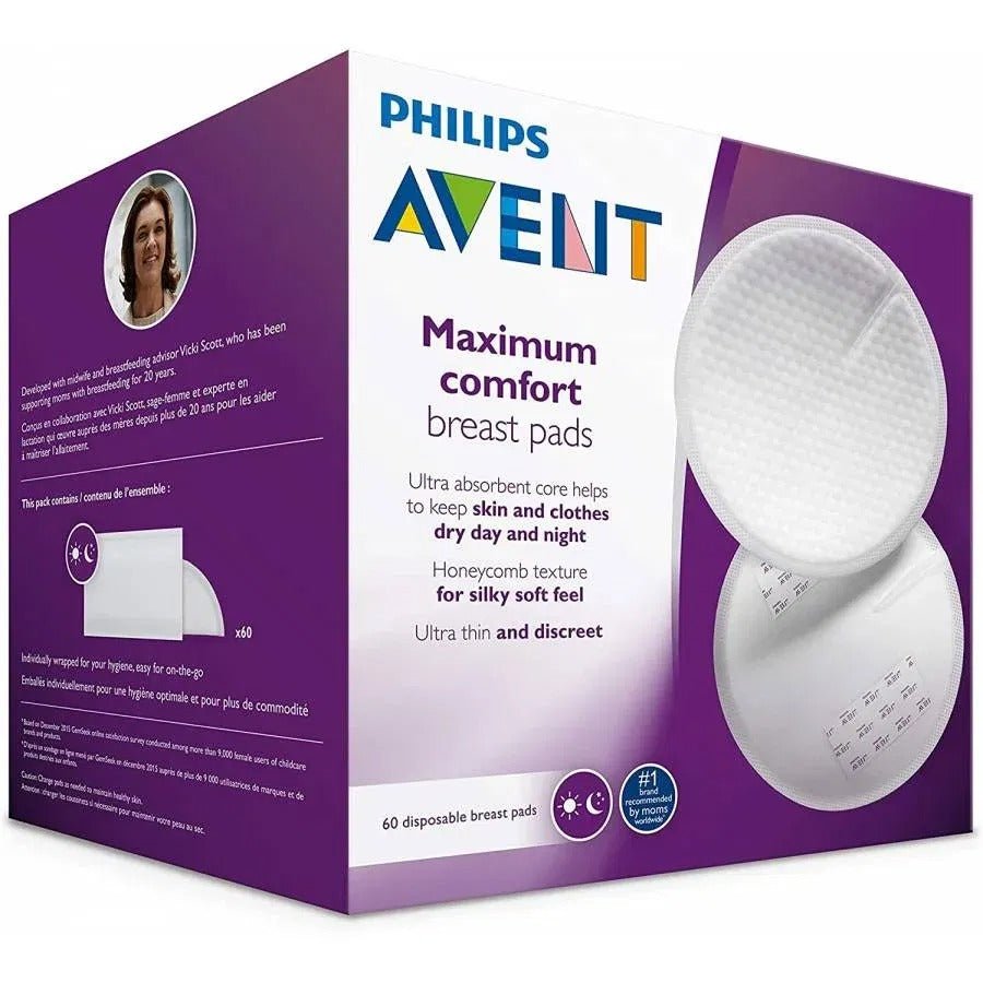 Philips Avent Coussinet d'Allaitement Ultra Confort SCF254/61 - 60 unités