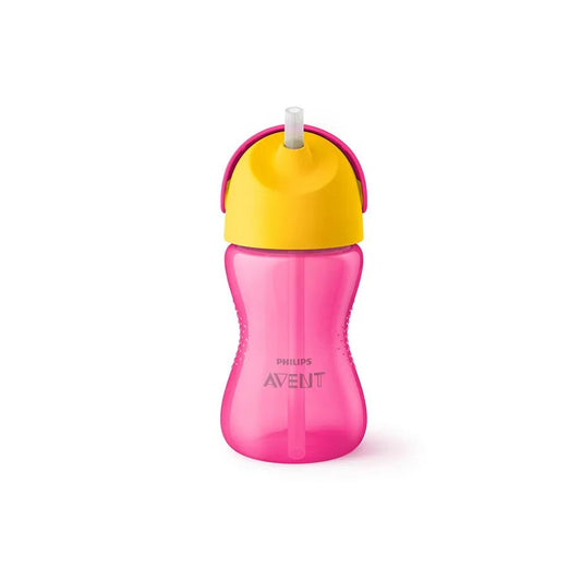 Philips Avent Tasse à Paille Flexible 300 ml - Rose 12m+