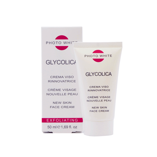 Photo White Glycolica Crème Visage Exfoliante – Nouvelle Peau 50ml