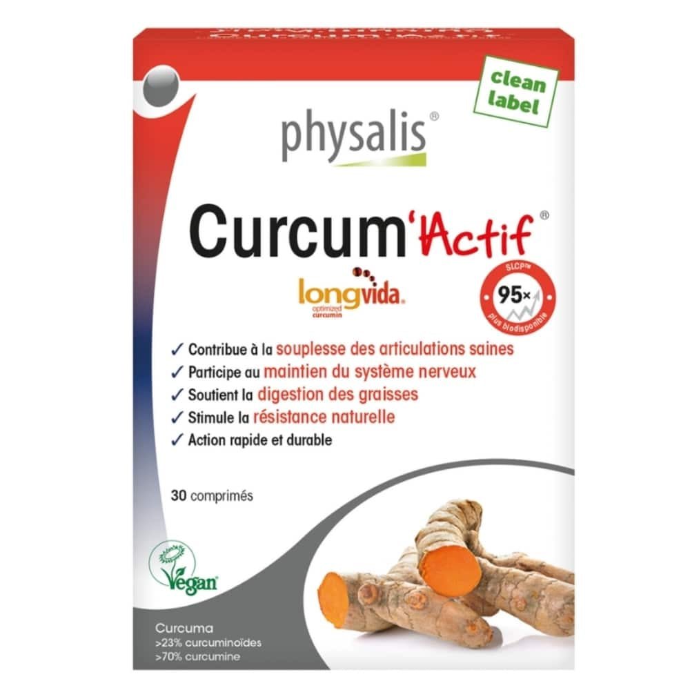 Physalis Curcum'Actif 30 Comprimés