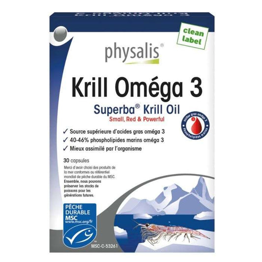 Physalis Krill Omega 3 - 30 Capsules