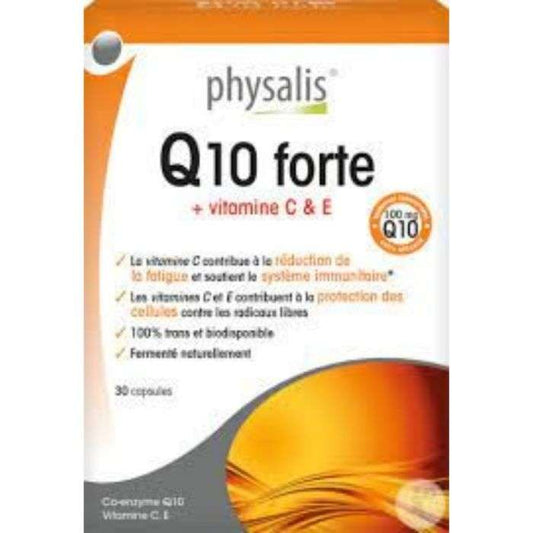 Physalis Q10 Forte + Vitamine C & E - 30 Gélules