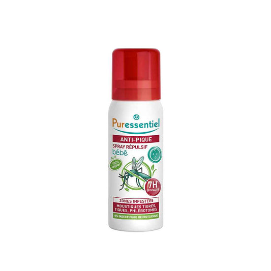 Puressentiel Anti-Moustique Spray Répulsif Bébé 60ml