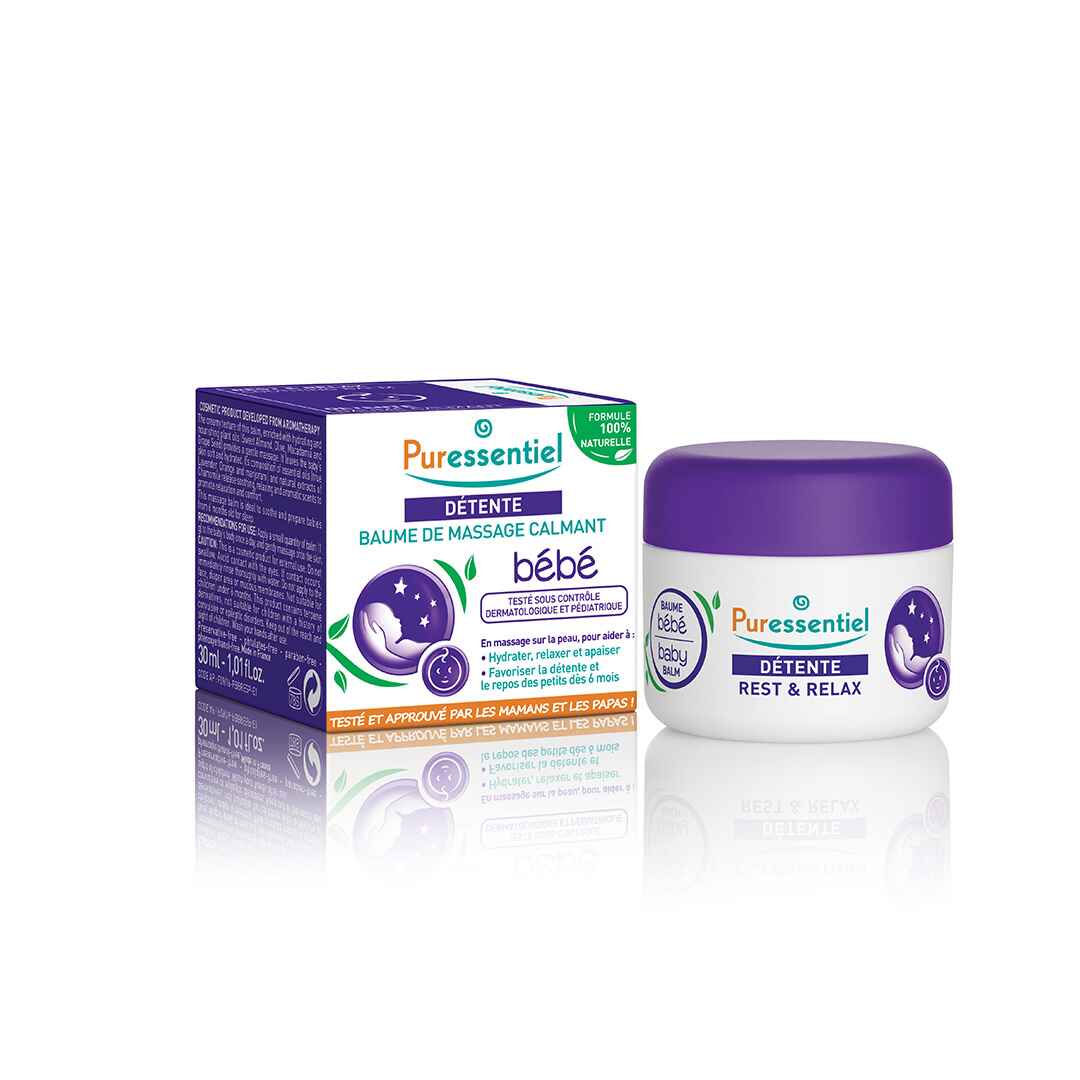 Puressentiel Baume de Massage Bébé Relaxant 30ml