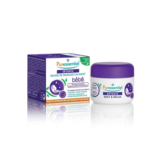 Puressentiel Baume de Massage Bébé Relaxant 30ml