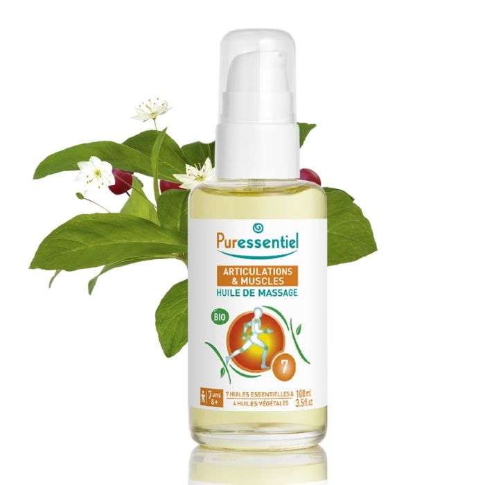 Puressentiel Huile de Massage Bio Effort Musculaire 100ml
