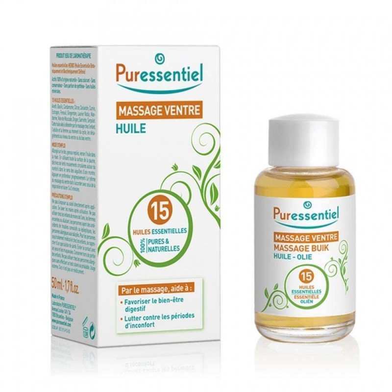 Puressentiel Huile de Massage Ventre Apaisante 50ml