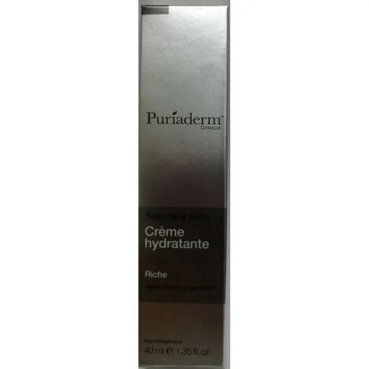 Puriaderm Crème Hydratante Riche 40ml