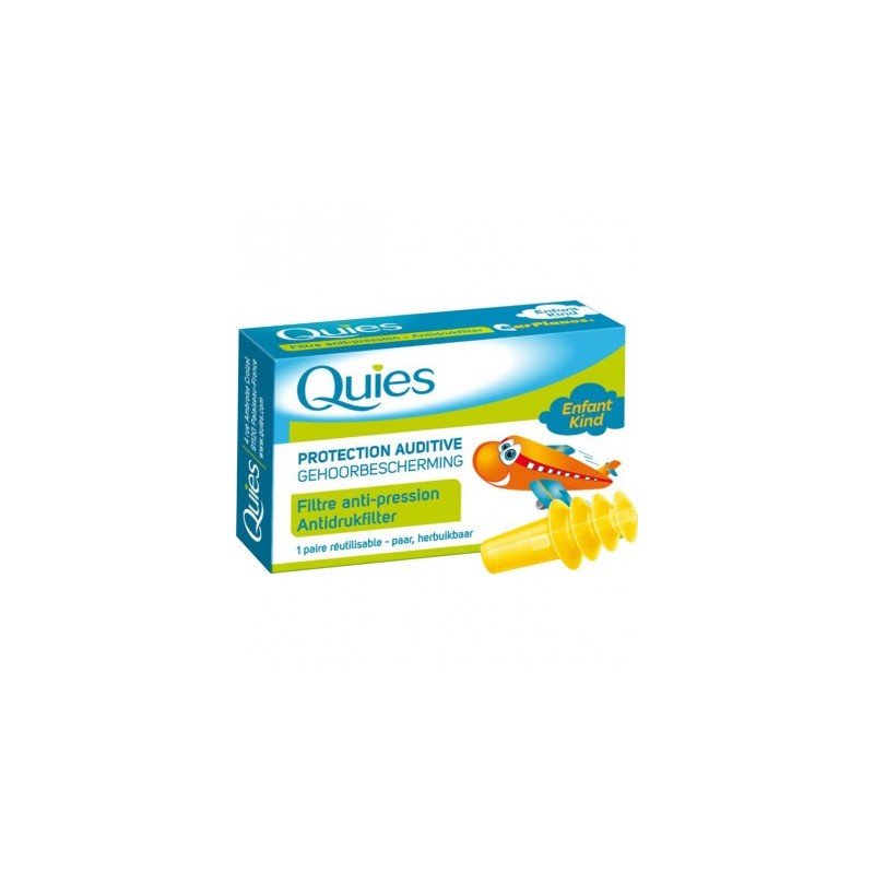 Quies EarPlanes Enfant - Protection Auditive Anti-Pression