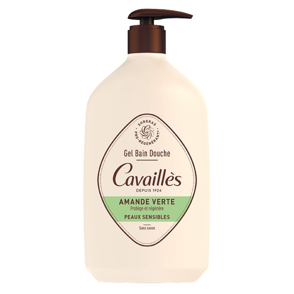 Rogé Cavaillès Gel Bain Douche Surgras Amande Verte 1L