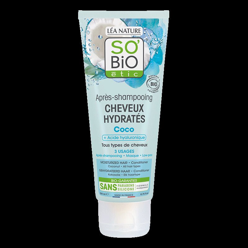 So Bio Après-Shampooing Hydratant à la Coco & Acide Hyaluronique 200ml