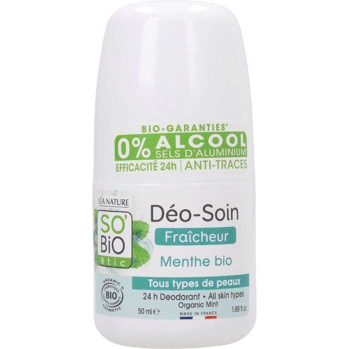 So Bio Déodorant Fraîcheur Menthe Bio 50ml