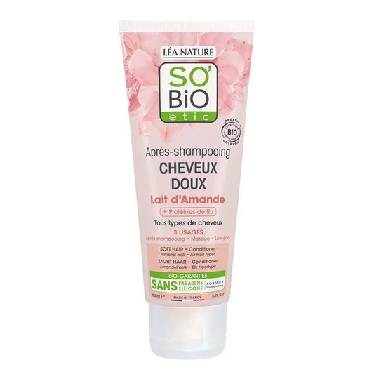 So Bio Étic Après-Shampooing Doux au Lait d'Amande 200ml