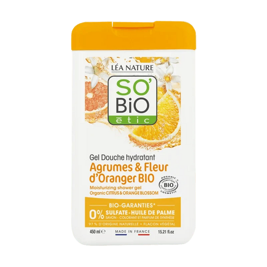 So Bio Gel Douche Agrumes et Fleur d'Oranger 450ml