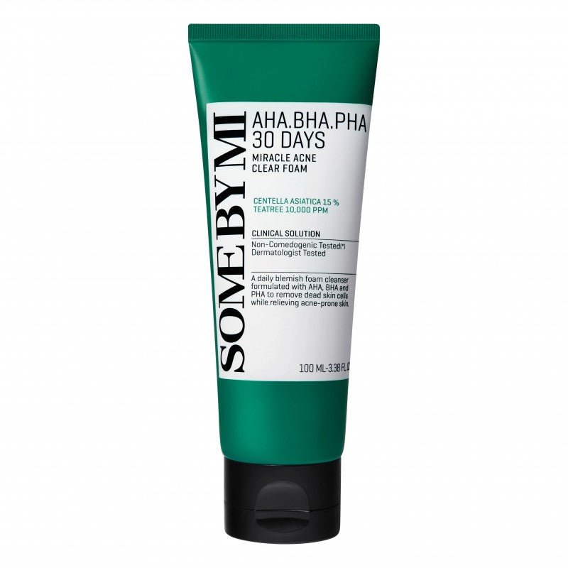 SOME BY MI 30 Days Miracle AHA BHA PHA Acne Clear Foam