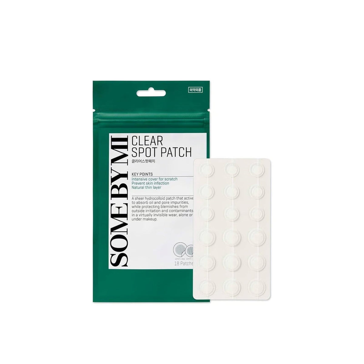 SOME BY MI Clear Spot Patch - 18 Patchs Anti-Boutons